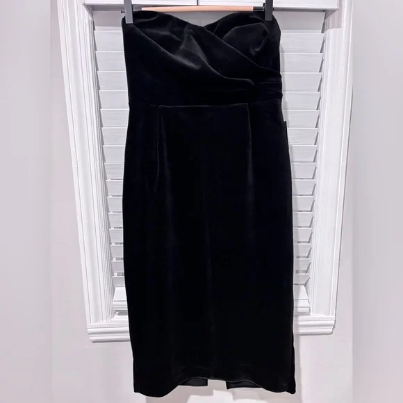 Express | Dresses | Express Black Strapless Sheath Cocktail Dress | Poshmark